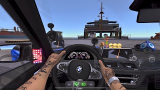 Realistic BMW Car Cross The River ! Truck Simulator : Ultimate - Mobile Gameplay screenshot 2