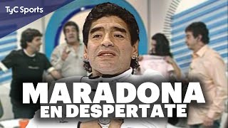 DIEGO ARMANDO MARADONA en DESPERTATE 🔥 Anécdotas, risas, fútbol y más en un PROGRAMA INOLVIDABLE