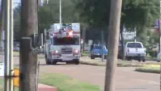 Deer Park vol. fire dept. Tower#3 en-route to Sports Clips for a 1st Alarm Assignment