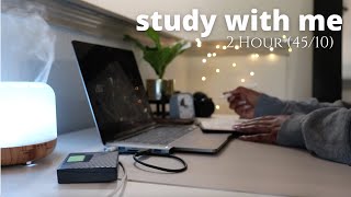 STUDY WITH ME | Lofi + Rain  Pomodoro 45/10