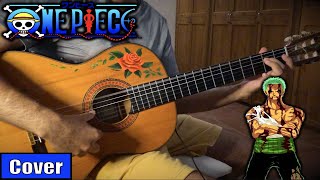 THE VERY VERY VERY STRONGEST (ONE PIECE) meet flamenco gipsy guitar FINGERSTYLE COVER ZORO THEME OST