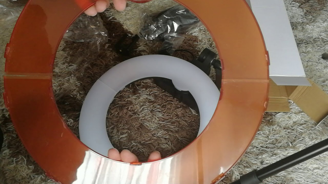 Costway ST37462 12" LED dimmbar Ringleuchte Ringlicht für Produktfotografie Tageslicht 35W