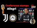 Juventus Udinese /// Conferenza stampa di Max Allegri reaction 🎤
