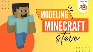 Beginner Builds Minecraft Steve in Blender | No Experience, Just Trying!