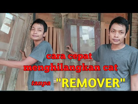 PEMULA Wajib tau,cara mudah menghilangkan cat tanpa remover|easy way to remove paint without remover