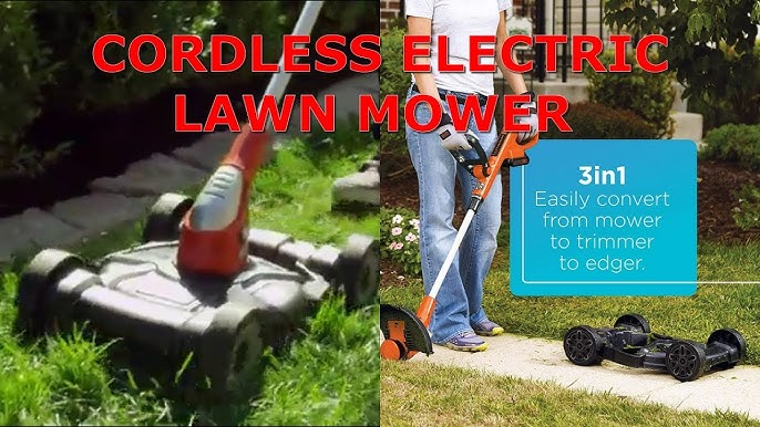  BLACK+DECKER 3-in-1 Lawn Mower, String Trimmer and Edger,  12-Inch with Easy-Fit All Purpose Glove (MTC220 & BD505L) : Everything Else