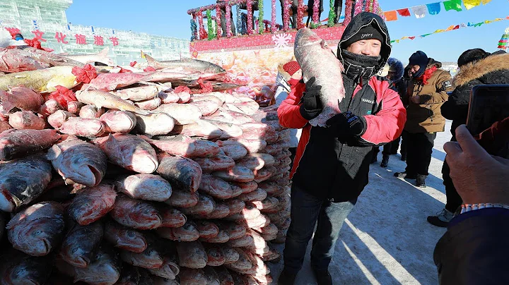 Ancient winter fishing event held on Chagan Lake in NE China