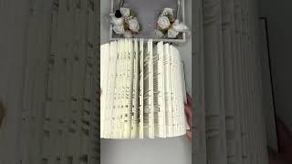 Couple Book Art ❤️ Fold and Cut #bookart