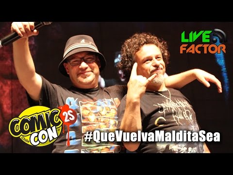 #MalditaSea @RinconSalfate y @Peracuadra en @comicconchile 2S (Completo)