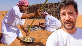 Bedouin Cook and Survive EXTREME HEAT (no rain in years) 🇴🇲 Food in Oman's HOT Desert!