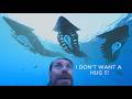 Getting repeatedly hugged by shadow leviathans in Subnautica Below Zero