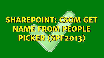 Sharepoint: CSOM Get name from people picker (SPF2013)