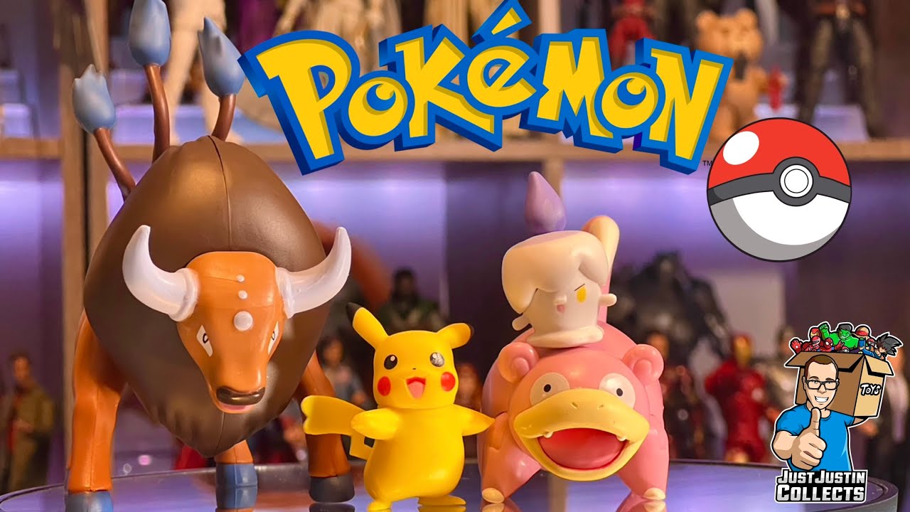 Finally Found Tauros and Slowpoke! Pokemon Battle Figures Review