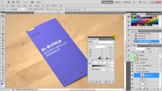 DL Bi-Fold Brochure Mockup