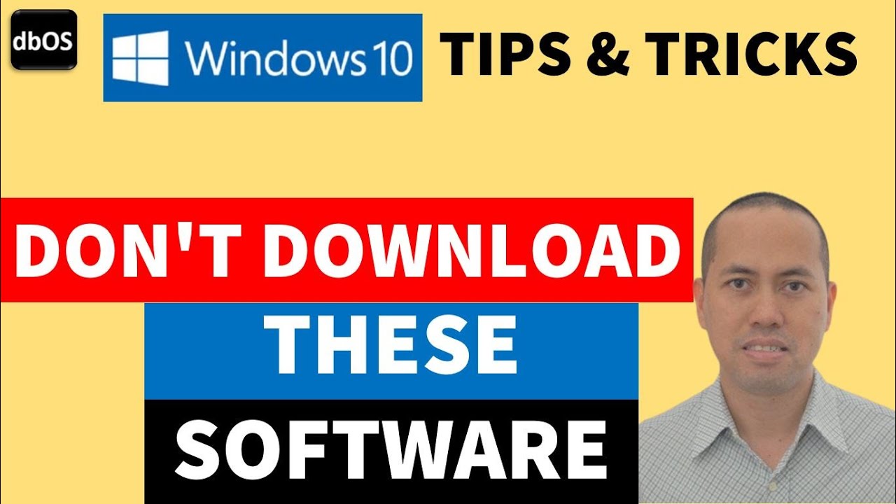 DON'T download these software | DON'T install these software - YouTube