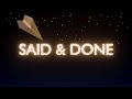 Hugh Hardie - Said &amp; Done (feat. DJ Marky &amp; Cimone) Official Video