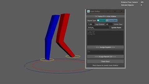 A Short Demo of  AutoWalker | MEL Tool