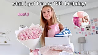 WHAT I GOT FOR MY 15TH BIRTHDAY *birthday haul 2022*