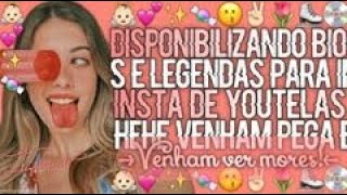 ╰─ · ❥ ·disponibilizando bios e legendas para insta de youtela screenshot 5