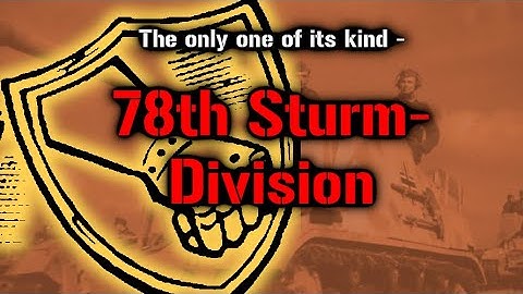 Equipment of the 78th Sturm-Division until June 1944