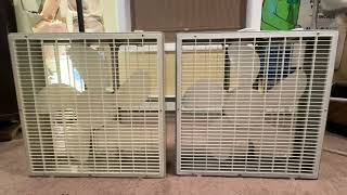 Galaxy & Lasko 20" Box Fan x2