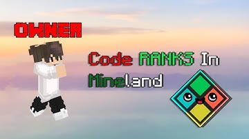How to code Owner Rank In Mineland | Minecraft | Astral