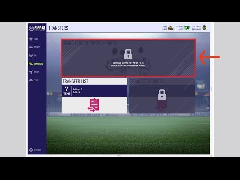 FIFA 18 Web App - Perchè ho il mercato bloccato?