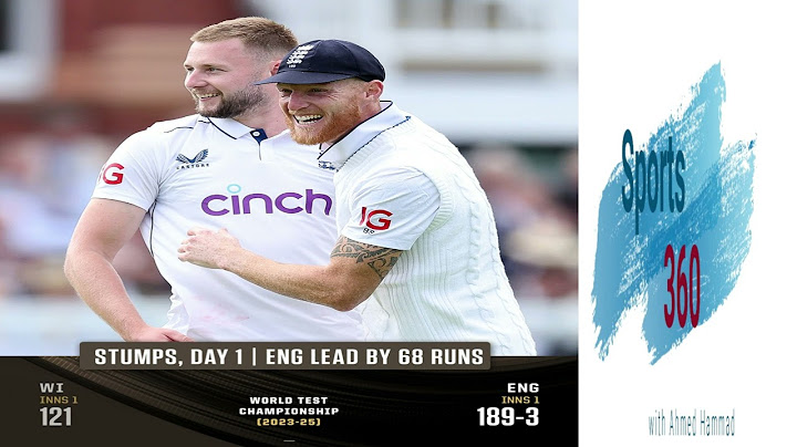 England 68 Runs Ahead On Day-1 Of 1st Test At Lords Against West Indies, Atkinson 7/45 On Debut.