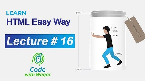 Nested Table in HTML  (In Urdu)