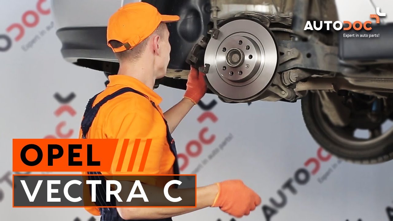 Jak wymienić tylne tarcze hamulcowe w OPEL VECTRA C TUTORIAL AUTODOC