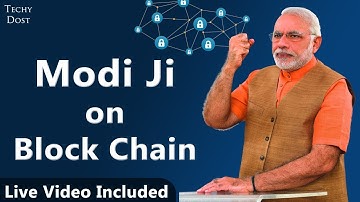 P.M. Modi Ji on Block Chain Technology - Live Video included