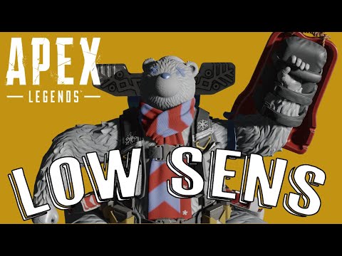 【apex】低感度でマスター到達した男のキル集#12 low sensitivity kill clips【PCpad】