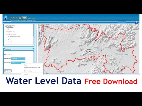 Water Level data|Free download |WRIS