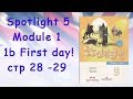 Spotlight 5 Module 1 стр 28-29