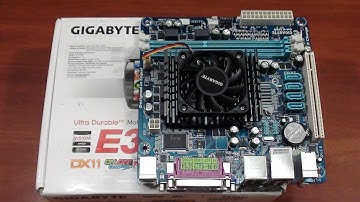 Gigabyte E350N USB3 Unboxing