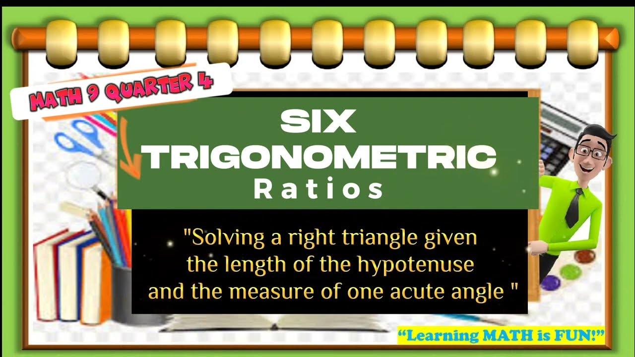 Solving a Right Triangle Given the Length of the HYPOTENUSE and the