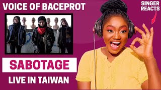 SINGER REACTS | VOICE OF BACEPROT (VOB) - Sabotage Live In Taiwan REACTION! | BESTIE BOYS COVER