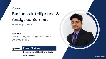 Keynote - Democratizing AI: Making AI Accessible to Everyone Globally, at BIAAS 2025.