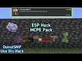 ESP Hack MCPE use DonutSMP Minecraft