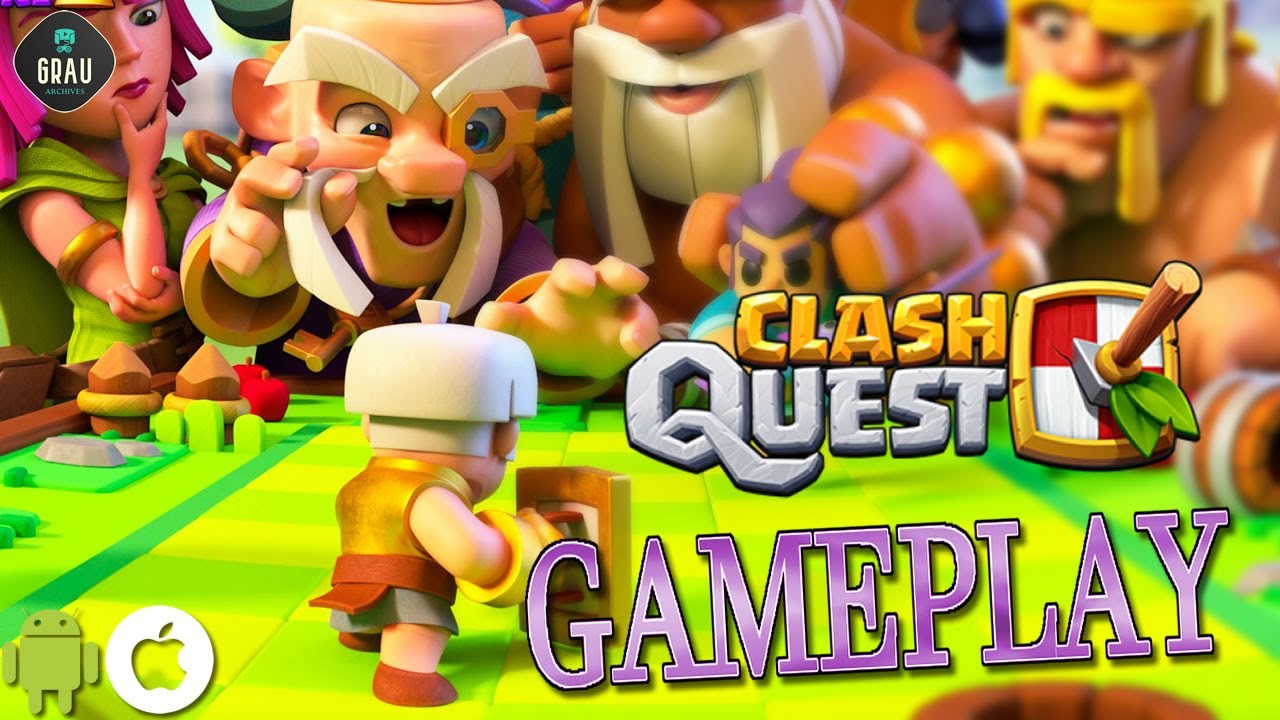 Clash Quest Android Gameplay | CLASH OF CLANS | SUPERCELL | COLOUR MATCHING | HERO COLLECTOR