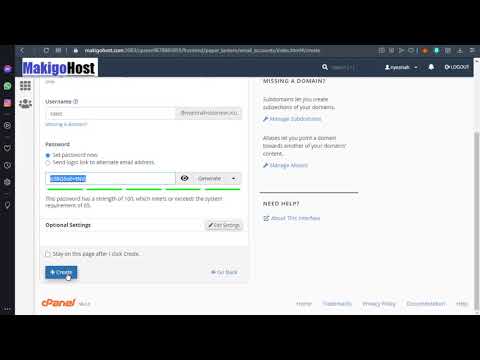 cPanel Tutorials - How to Create Email Accounts via cPanel