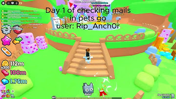 Day 1 of checking mails in pets go