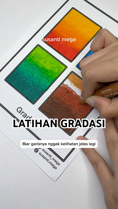 Latihan gradasi yukkk! #art #mewarnai #gradasi #tutorialmewarnai #menggambar
