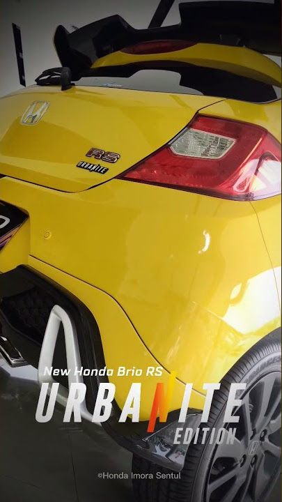 New Honda Brio RS Urbanite Edition.