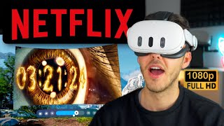 شاهد Netflix على Meta Quest 3 و 2 🍿 بجودة أفضل أخيراً screenshot 3