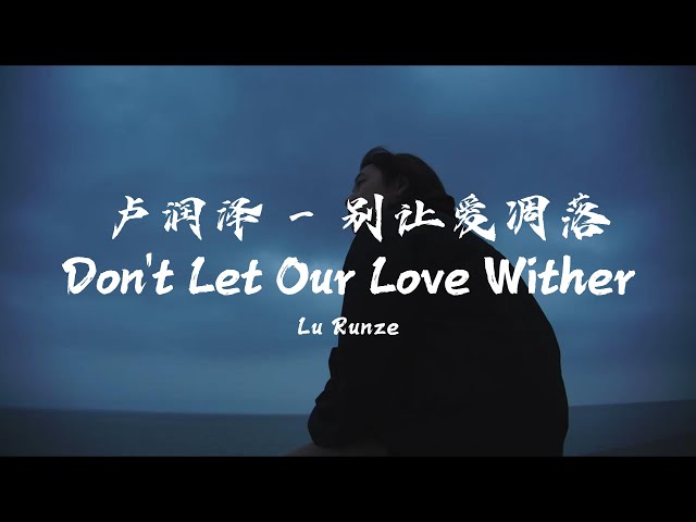 Lu Runze – Don't Let Our Love Wither | 卢润泽 - 别让爱凋落【动态歌词/English Subs/Pinyin】