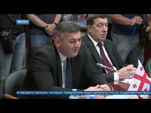 Делегация из Грузии прилетела в Москву 15 июля 2019