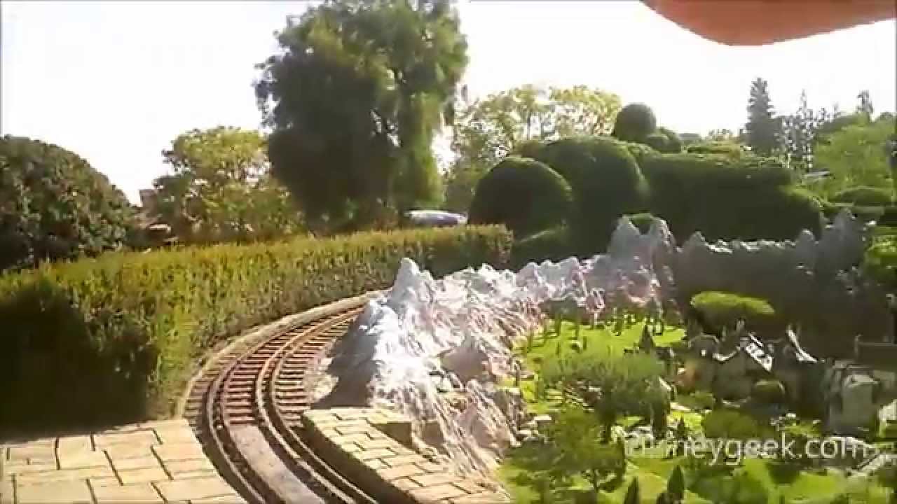 Disneyland: Casey Jr. Circus Train - A ride in the caboose facing backwards