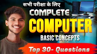 Complete Computer Basics For All Exams Top 30 Mcqs