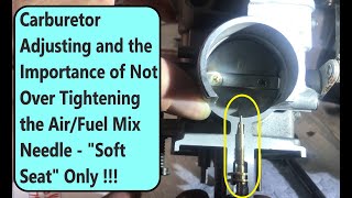 Virago Air/Fuel Mix Adjusting and why Some Just Won't Adjust  The Importance of a 'Soft Seat'